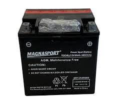 YIX30L-BS 12V 385CCA 30Ah AGM Powersports Replacement Battery